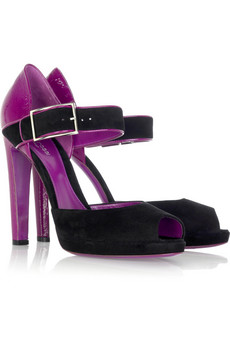 At www.net-a-porter.com, Sergio Rossi two-toned pumps, $650.